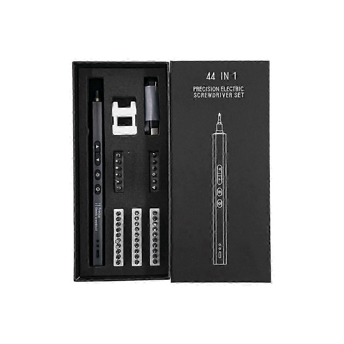 44-In-1 Small Precision Electric Screwdriver Set Rechargeable Screwdriver Set with LED Lamp