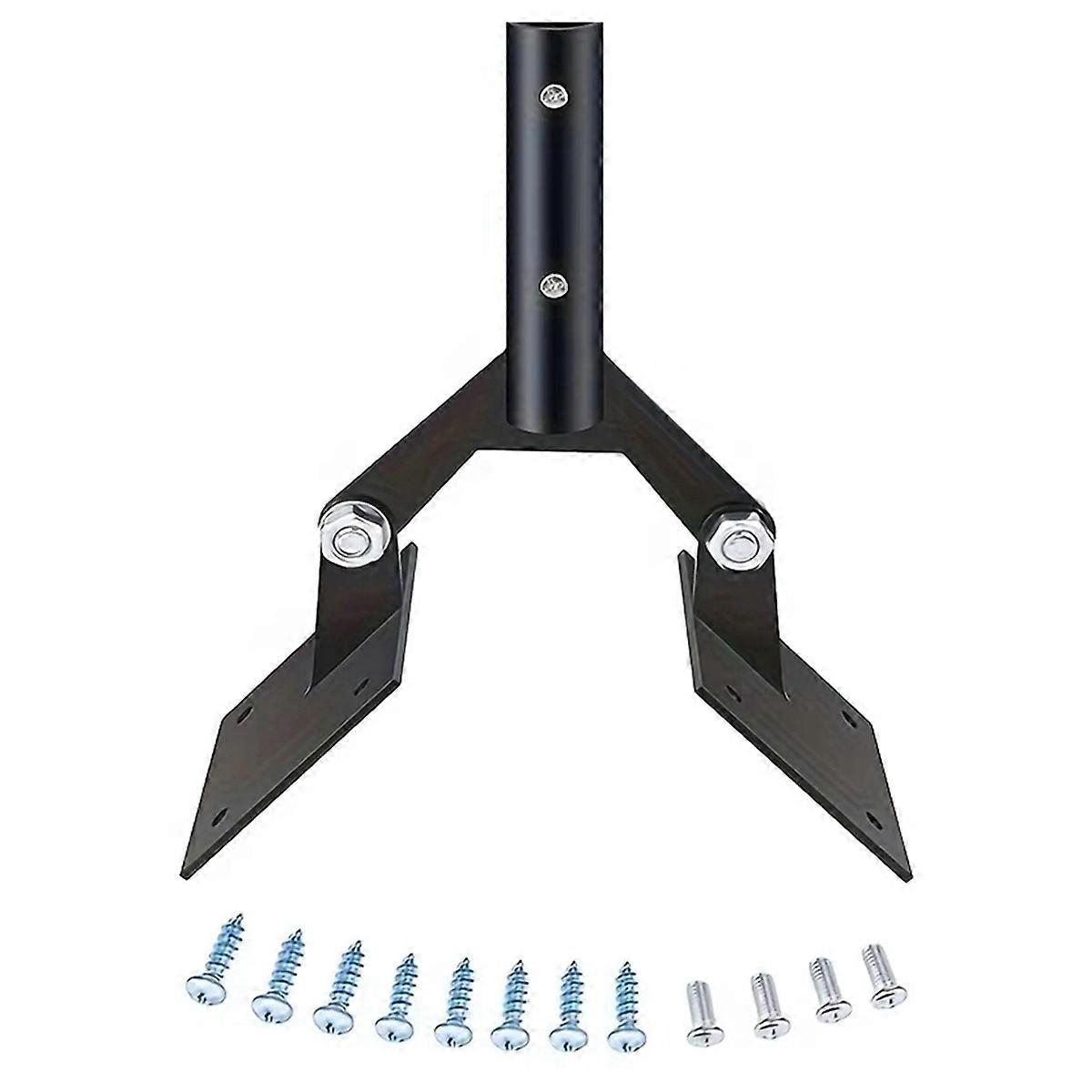 Adjustable Garden Weathervane Roof Mount with Hardware Weather Vanes for Yard Weather Station Mounting Pole