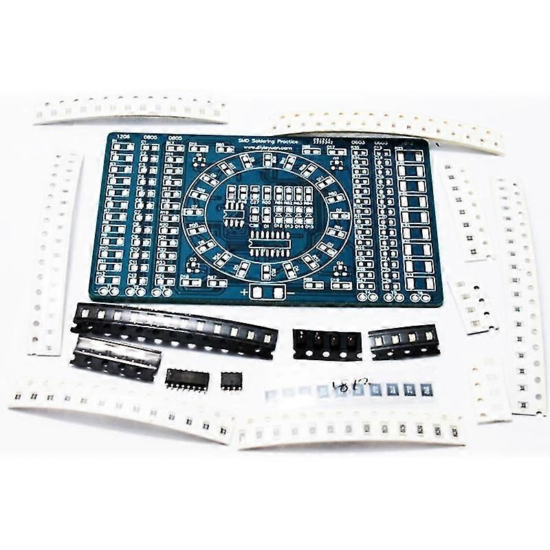 Skill Training Electronic Suit Components Welding Practice Board Soldering Kit