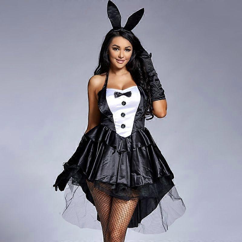 Halloween Realistic Studio Shooting Costume Bunny Costume Tuxedo Magician Performance Costume Euro Code Split Code