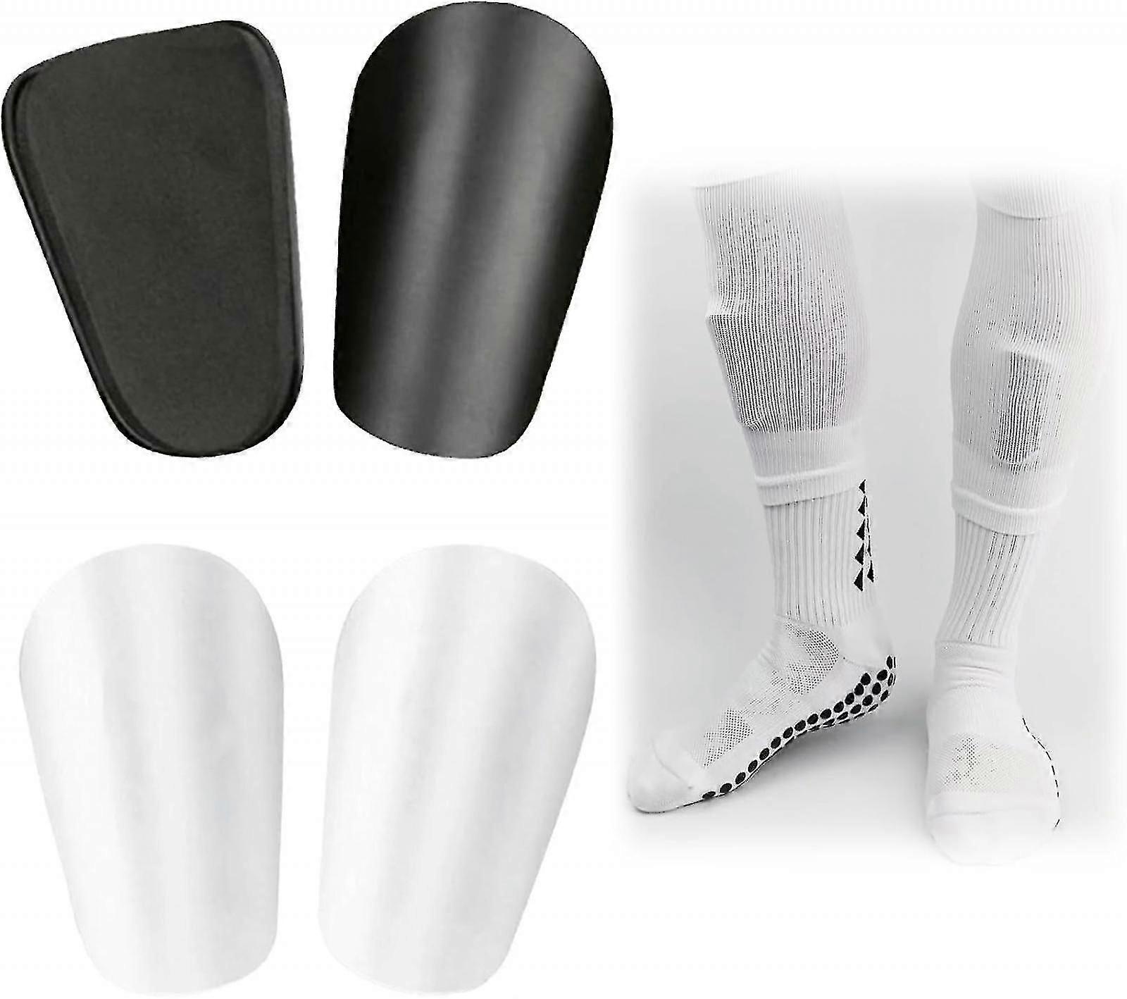 2 زوج ميني برو كرة القدم شين منصات ، مصغرة كرة القدم شين الحرس مجموعة ، للجنسين المضادة للانزلاق كرة القدم شين الحرس الأكمام شين وسادة الأكمام ، المهنية كرة القدم شين