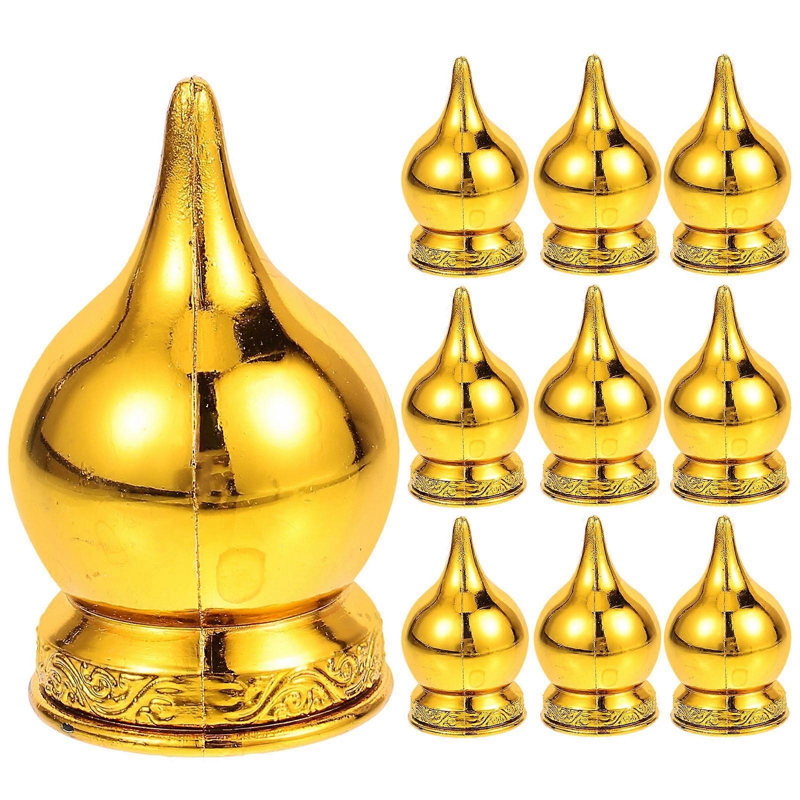 10Pcs Flagpole Finial Ball Flag Pole Ball Topper Ornament Flag Topper Replacement Flagpole Supplies