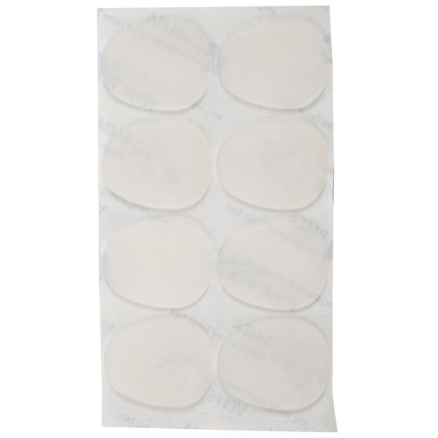 8pcs Alto / ténor Sax Embouchure Patches Pads Coussins Transparent