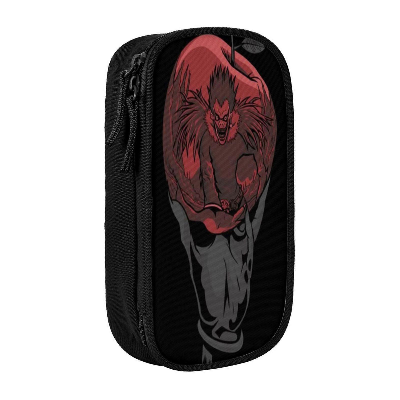 o319 مذكرة الموت مقلمة حقيبة محمولة بسحاب مكتب القلم حقيبة للمكتب المدرسي السفر gh319