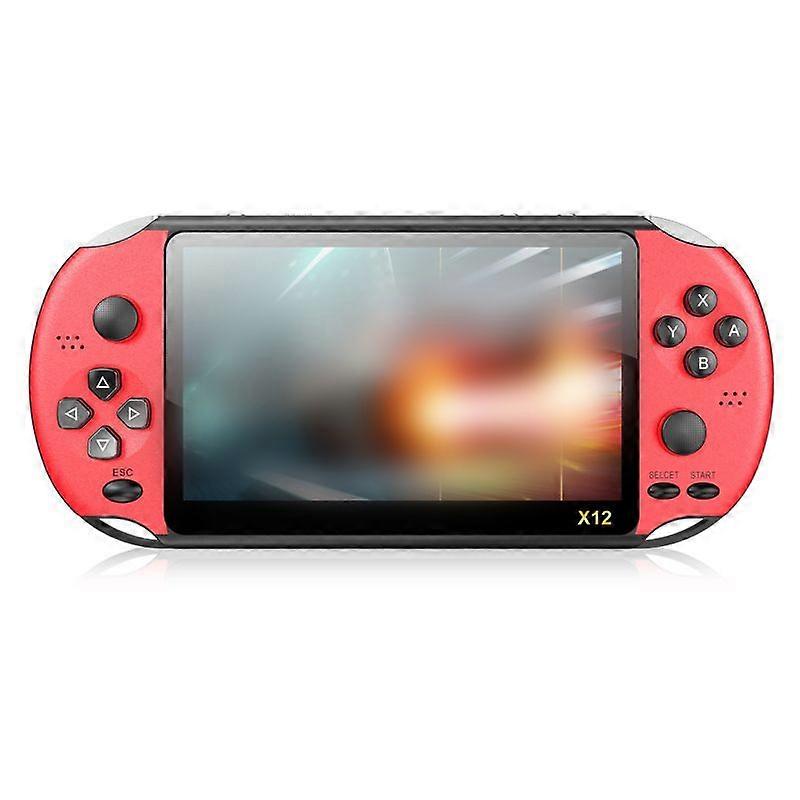 X12 8GB 7'' Retro Handheld Game Console Portable Video Game Built 10000+ Games