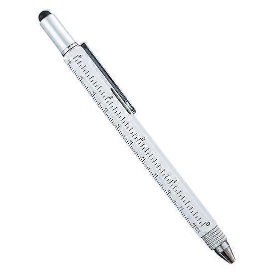 Capacitive Tool Pen 6 in 1 Sturdy Constant Ink Scale Design Stationery Wear