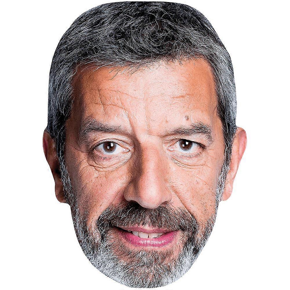 Michel Cymes (skägg) Stort huvud. Mask som är större än livet.