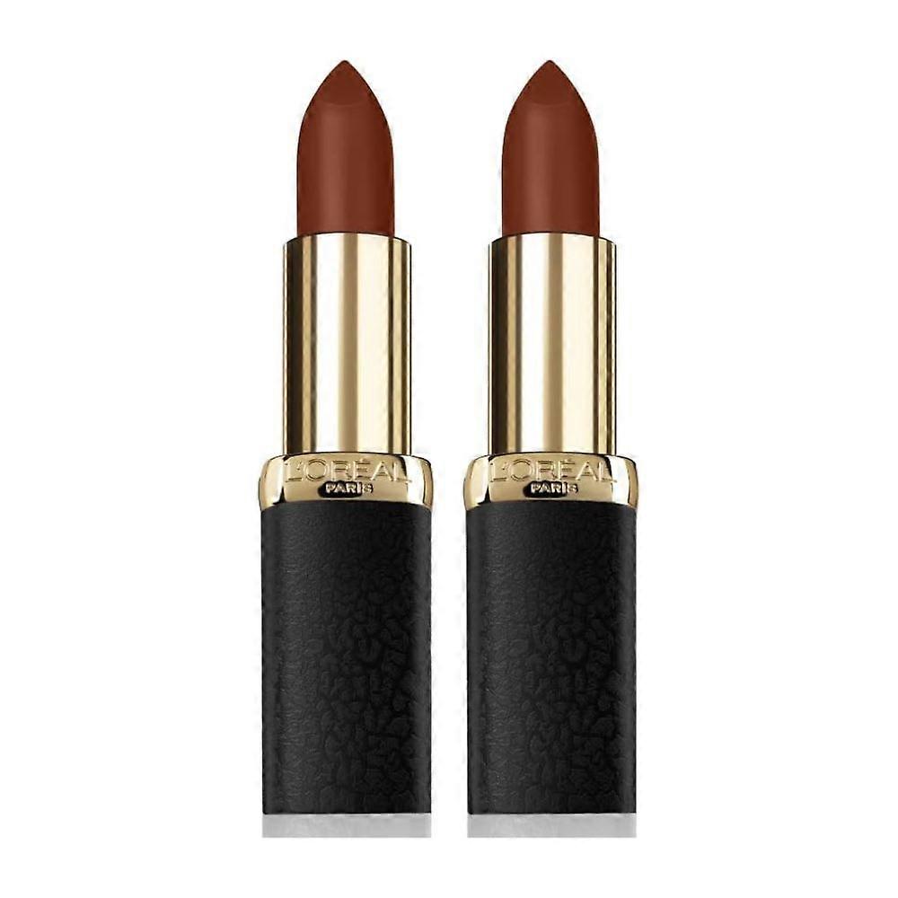 2 x L'Oreal Paris Color Riche Matte Lipstick - 636 Mahogany Studs