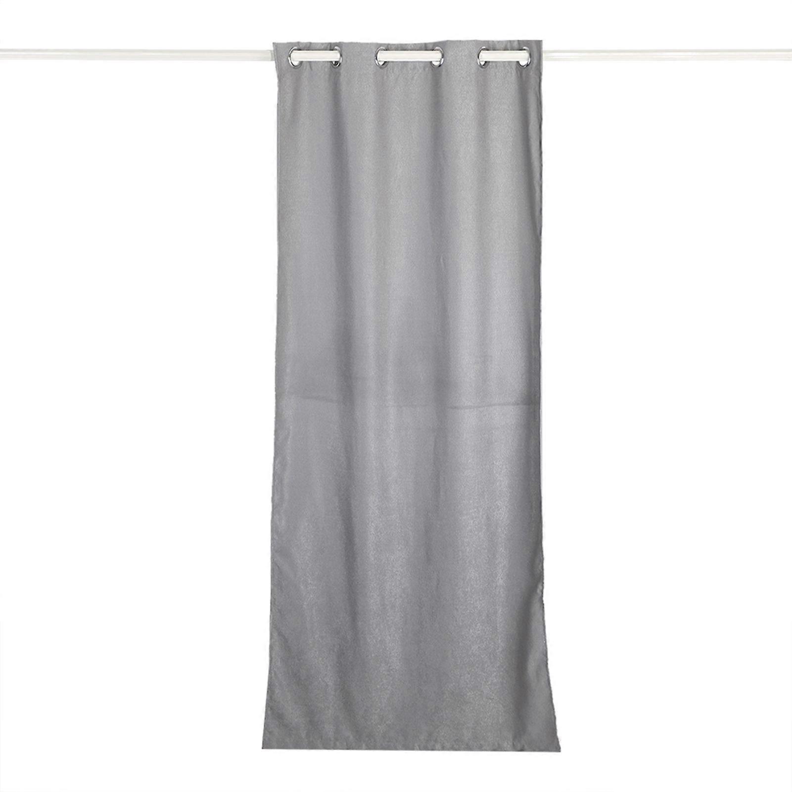 Solid Door Window Curtain Lined Blackout Drape Bathroom Livling room Decor Grey