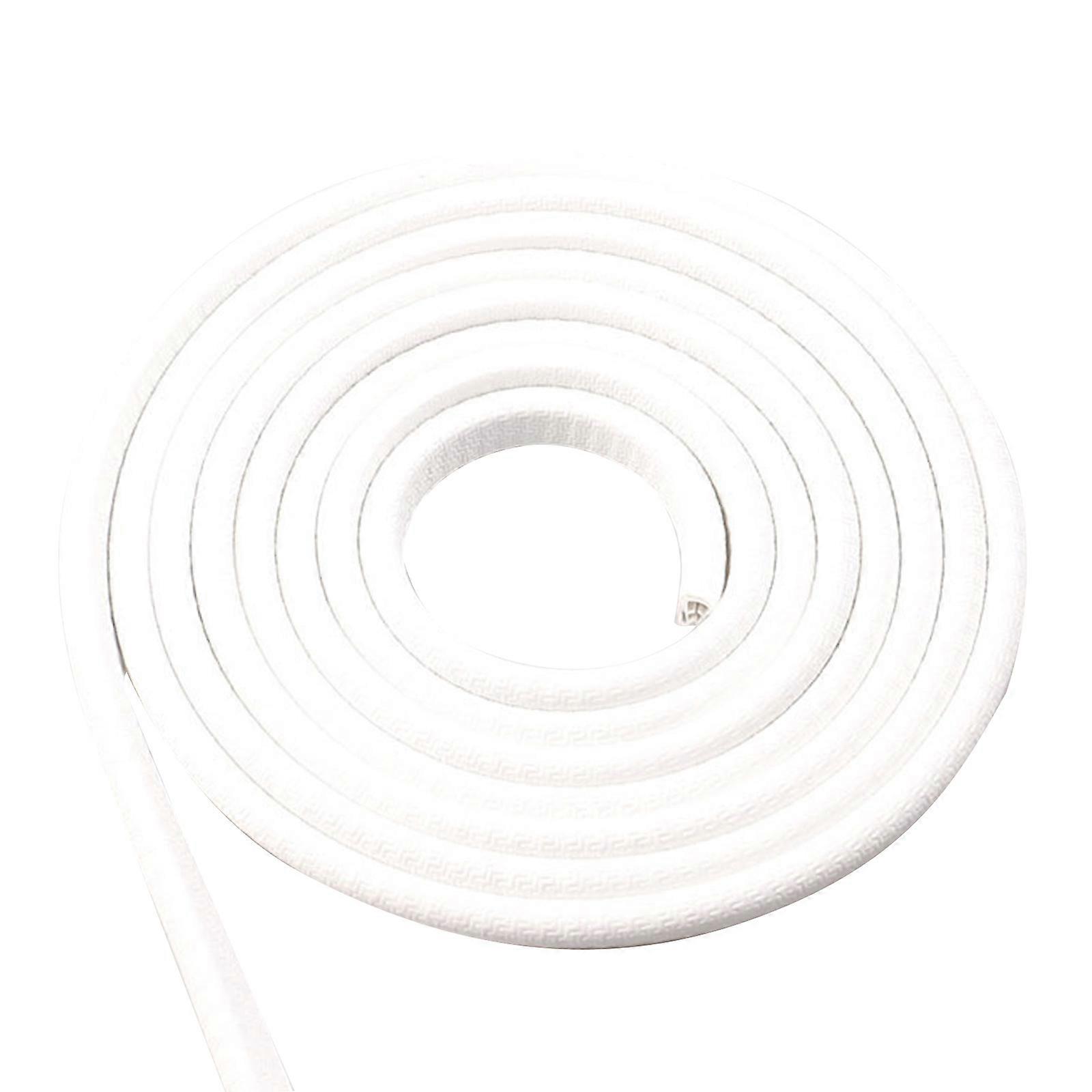 16ft 5M A Forma di U Auto Door Moulding Gomma Scratch Protector Striscia Edge Guard Trim Seal Strip Bianco