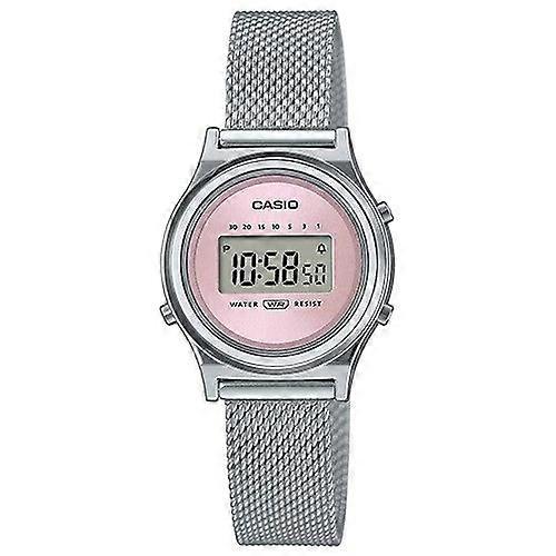 Casio La700wem-4aef Vintage Mini Watch - Rose Gold Stainless Steel Mesh Band