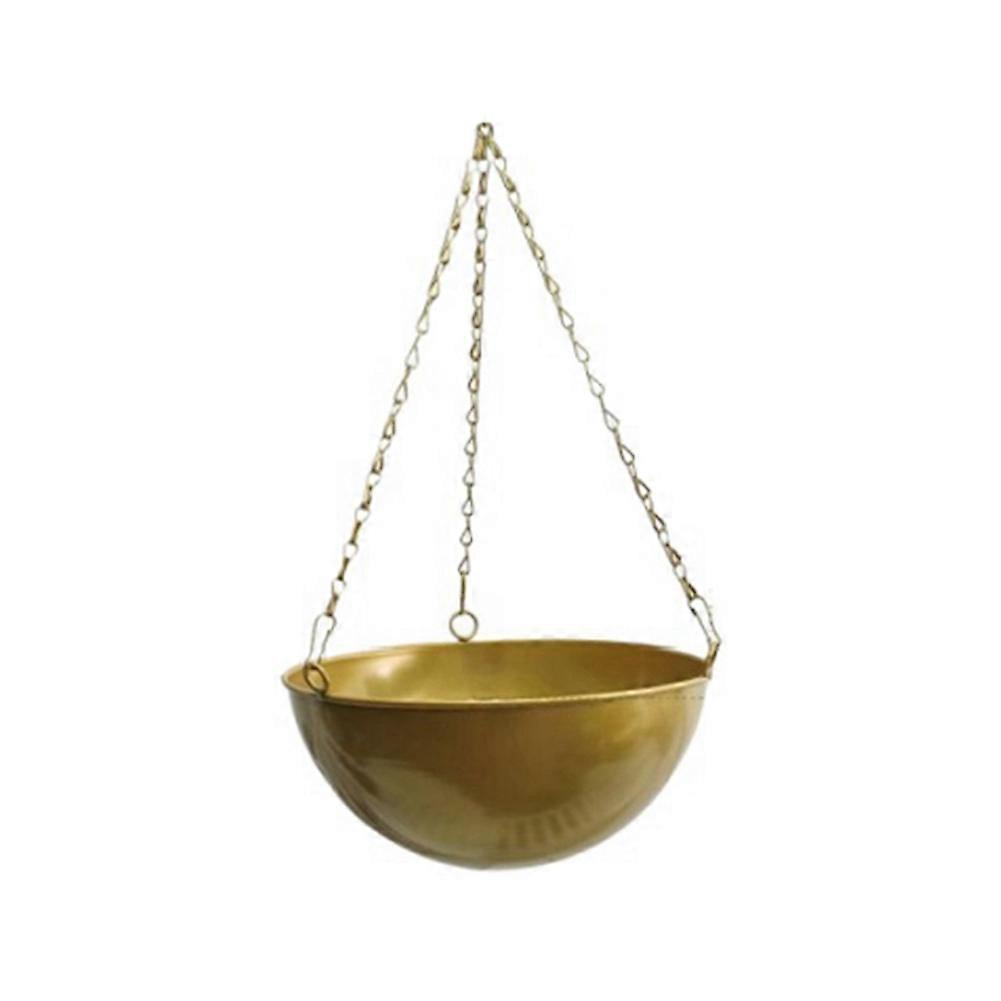 Indoor Decorative Hanging Planter Art Decor,Gold, Large
