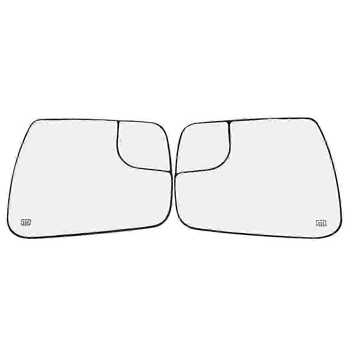 68402037AA 68402036AA Reversing Mirror Tab with Blind Spot Mirror Glass Heater Tab Car for Ram 1500
