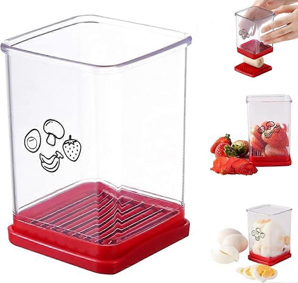 Stainless Steel Cup Slicer for Vegetables - Durable Kitchen Tool for Precise Slicing, Easy Cleanup, and Ergonomic Design