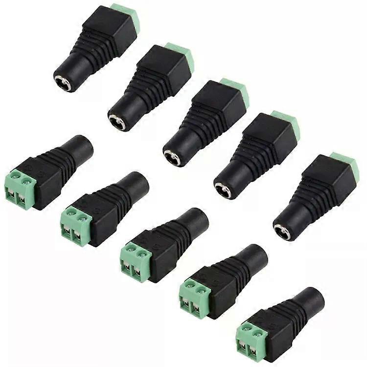 CCTV DC Power Female Jack Connector-10 Pack,Quality