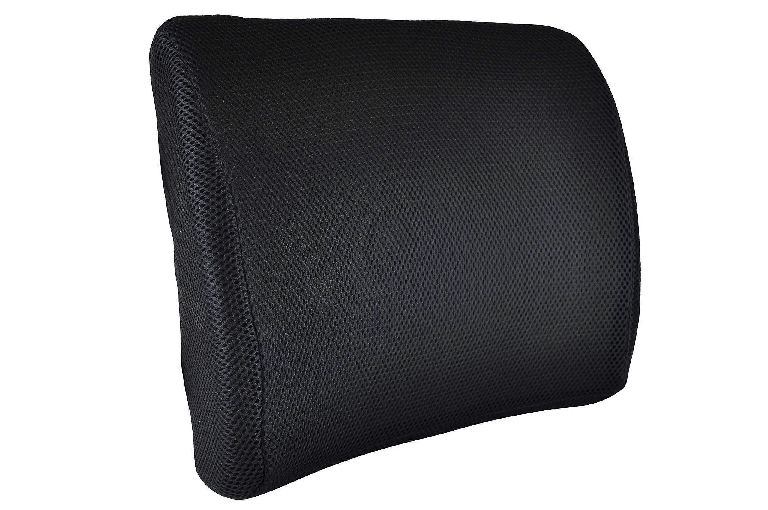 Comfort and Support Memory Foam Lumbar Cushion with Adjustable Straps for Relieves Back Pain and Mainta Posture