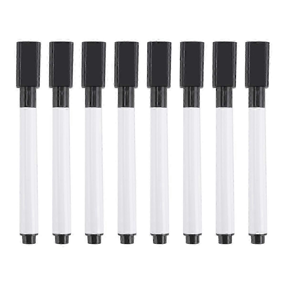 100 Pieces Dry Erase Markers Whiteboard Black Dry Erase Markers with Rubber Cap Fine Tip Dry Erase M YY