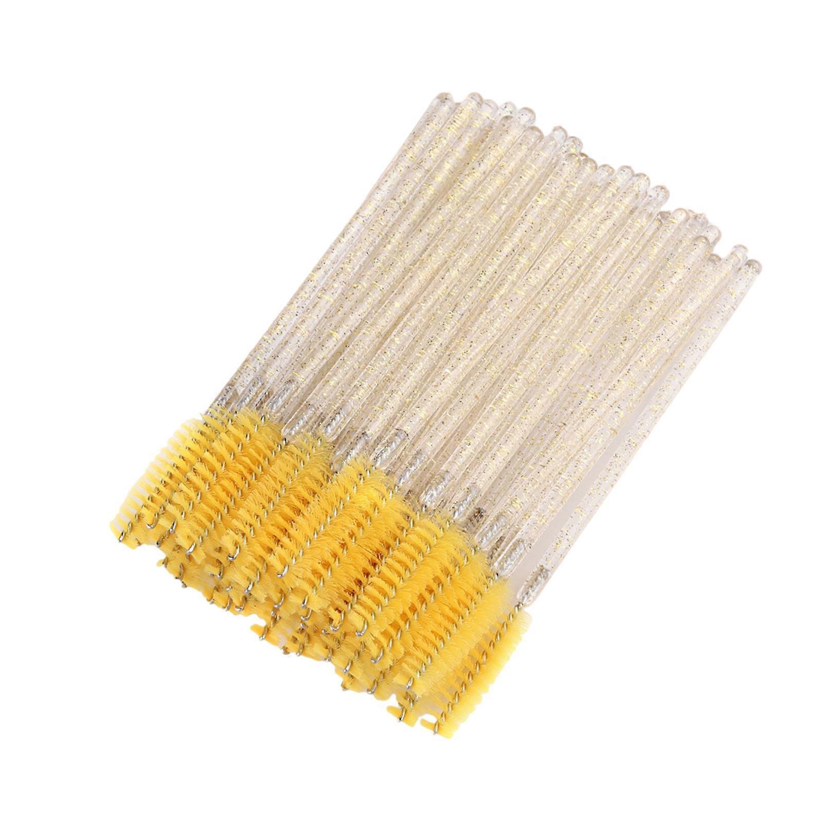 50 PCS Eyelash Brushes Mascara Wands Applicator Makeup For Convenient Use In Both Professional And Home Occasion