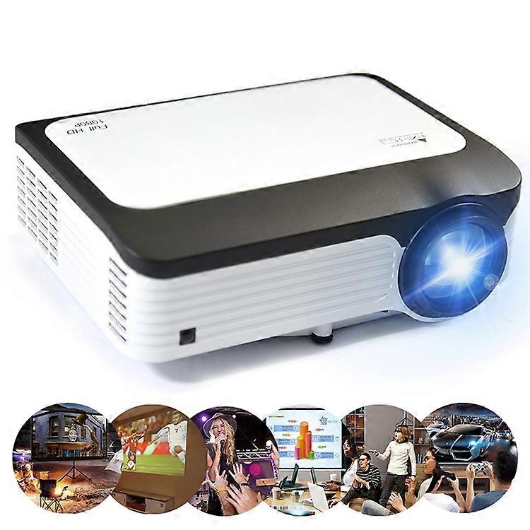 Wejoy L6 5 Zoll 200 ANSI Lumen 1920 x 1080P HD Smart Projektor, unterstützt 1 x AV / 1 x VGA / 1x HDMI / 2 x USB, normale Version