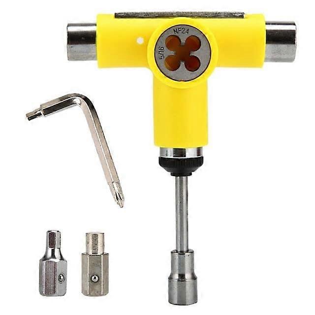 Skateboard Tool Roller Skate Scooter Adjusting TWrench Long Board Fish Board Repair Tools LType Head Spanner Screwdriver