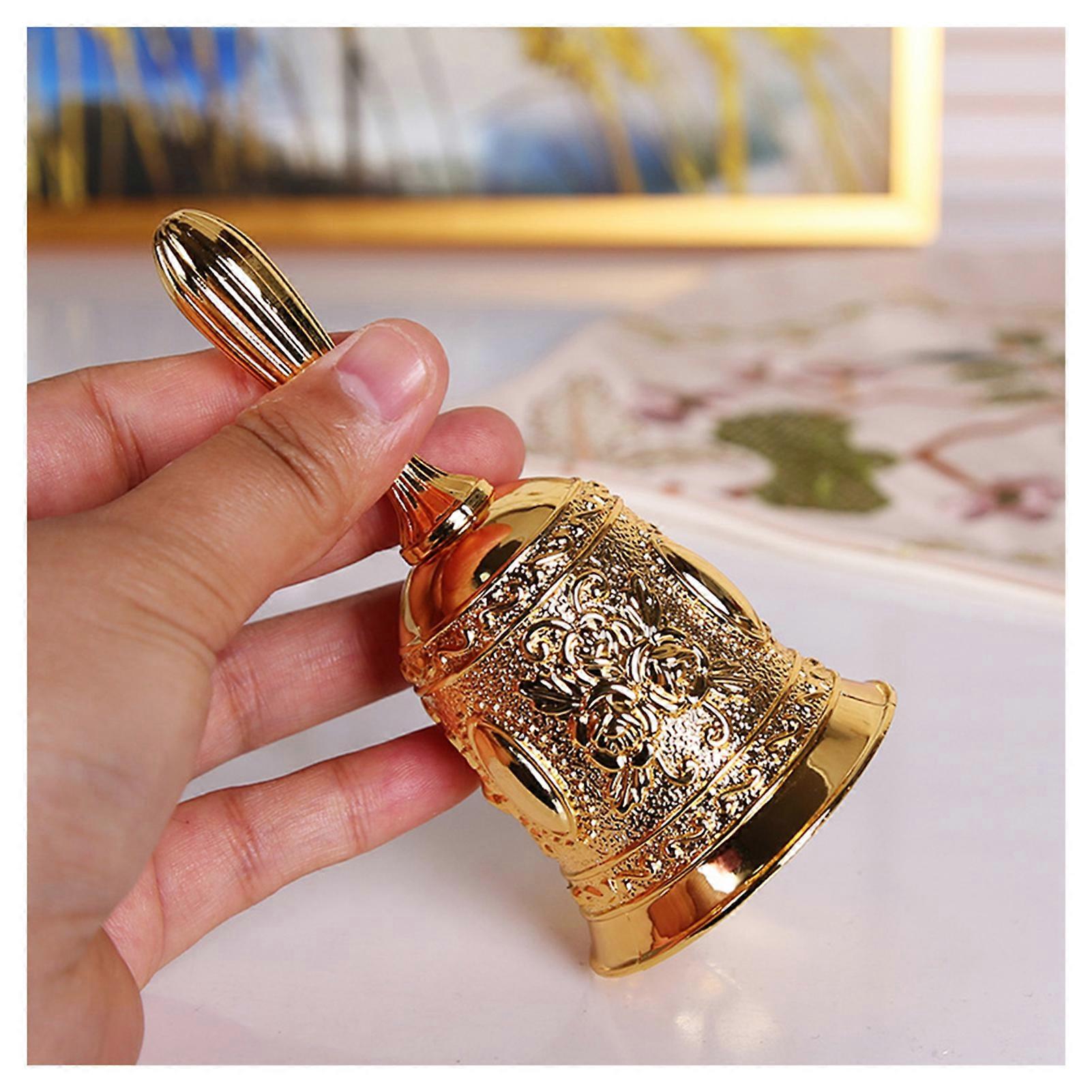 Metal Bells Call Hand Bell Portable Dinner Bell Table Decoration