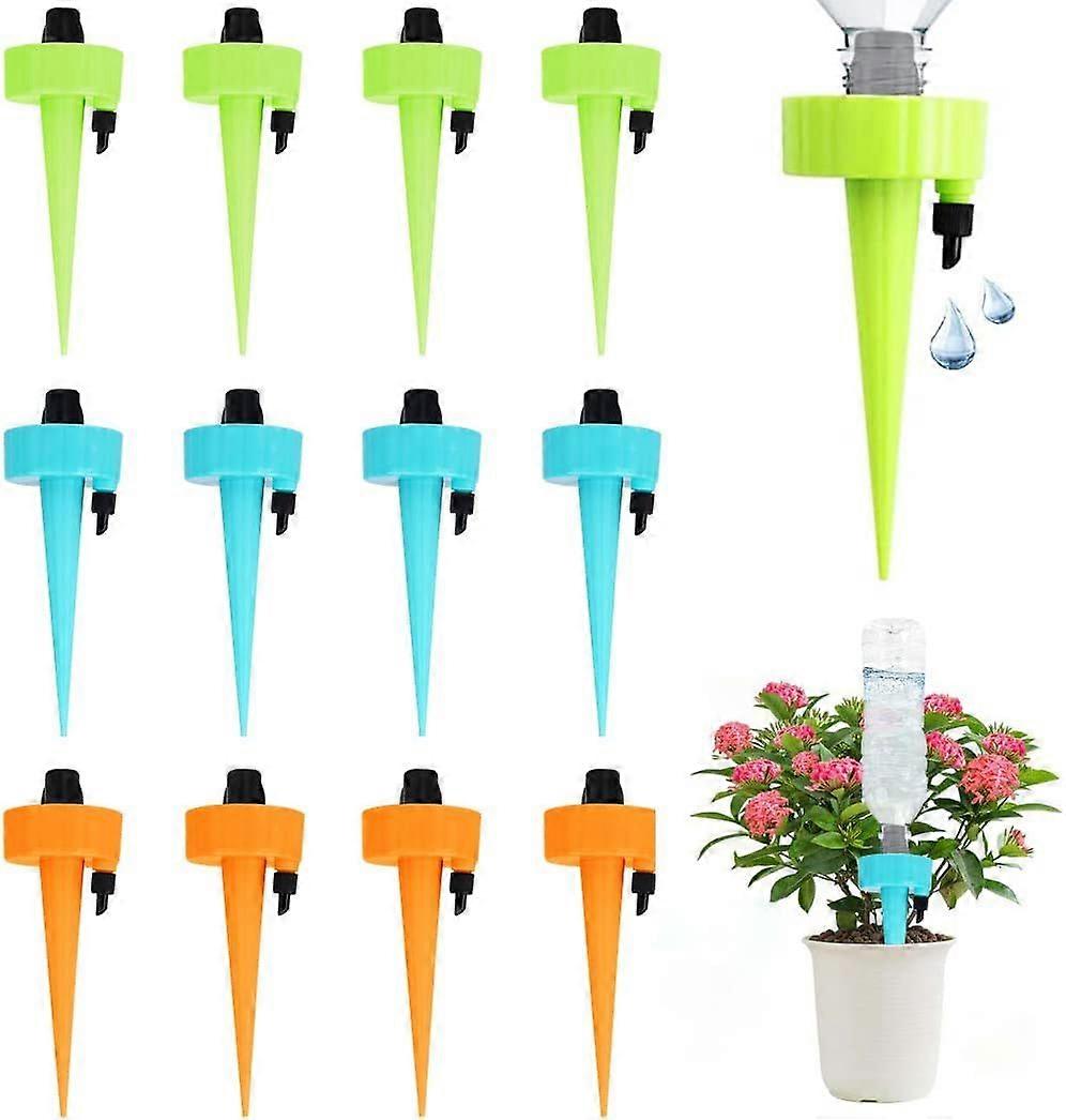 12 Pack Automatic Watering System - Adjustable for Potted Plants Flowers or Vegetables