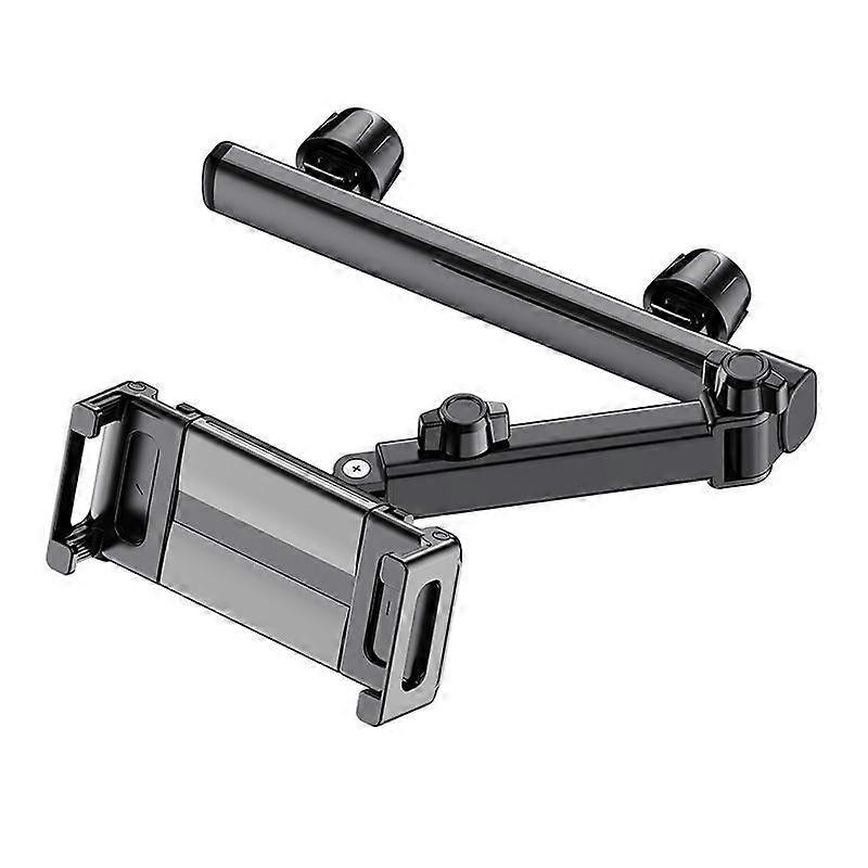 Telescopic Car Rear Pillow Phone Tablet Holder 2-section Folding Headrest Bracket 2-Section Upgrade