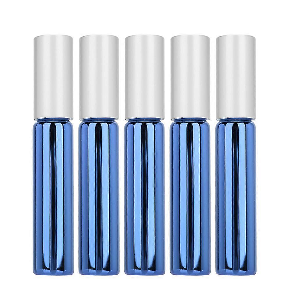 5pcs Empty Essential Oil Roller Ball Bottle Glass Perfume Dispenser Container