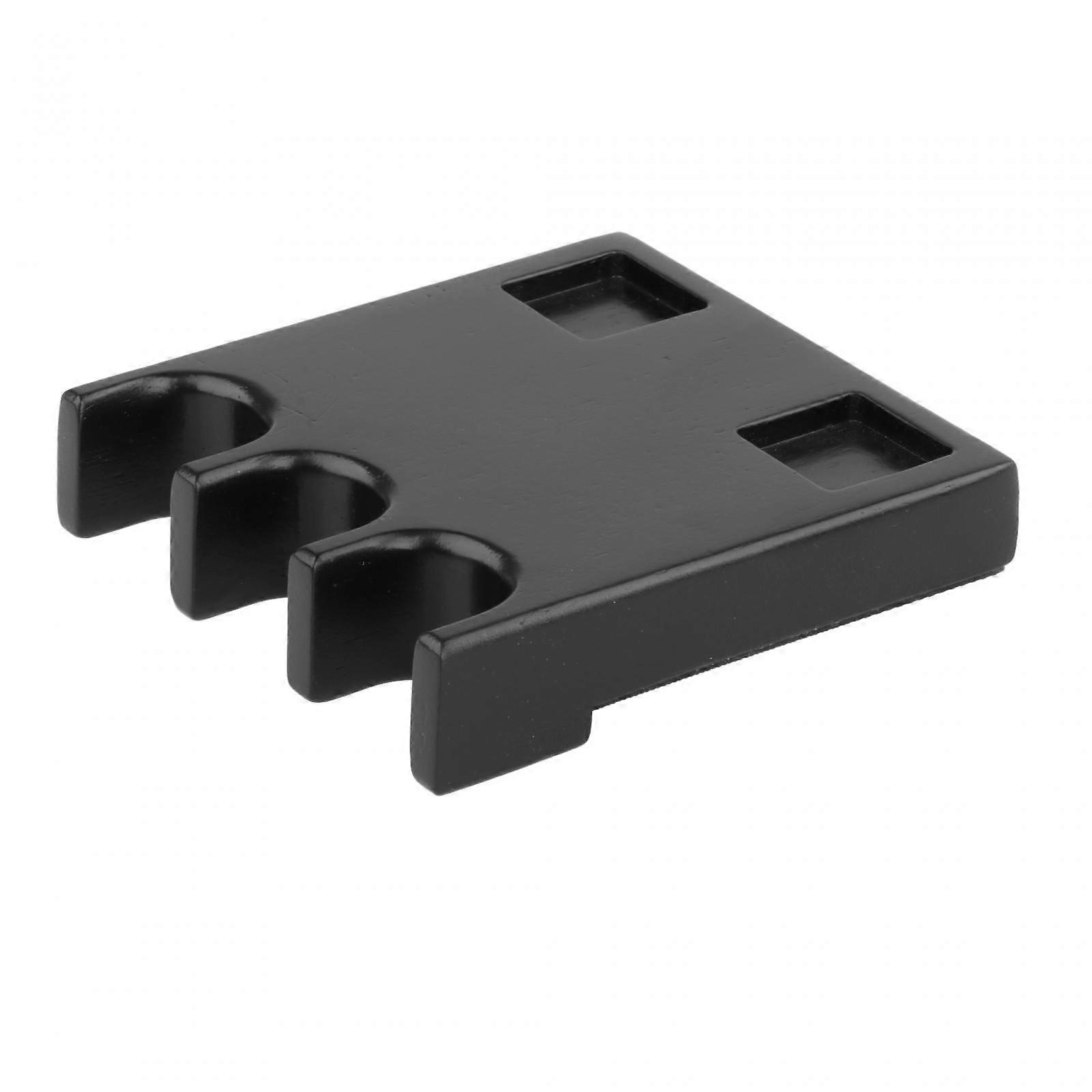 3 Queues Pool Queue Halter mit Kreidelöchern Praktische Pool Queue Stick Halter Auflage
