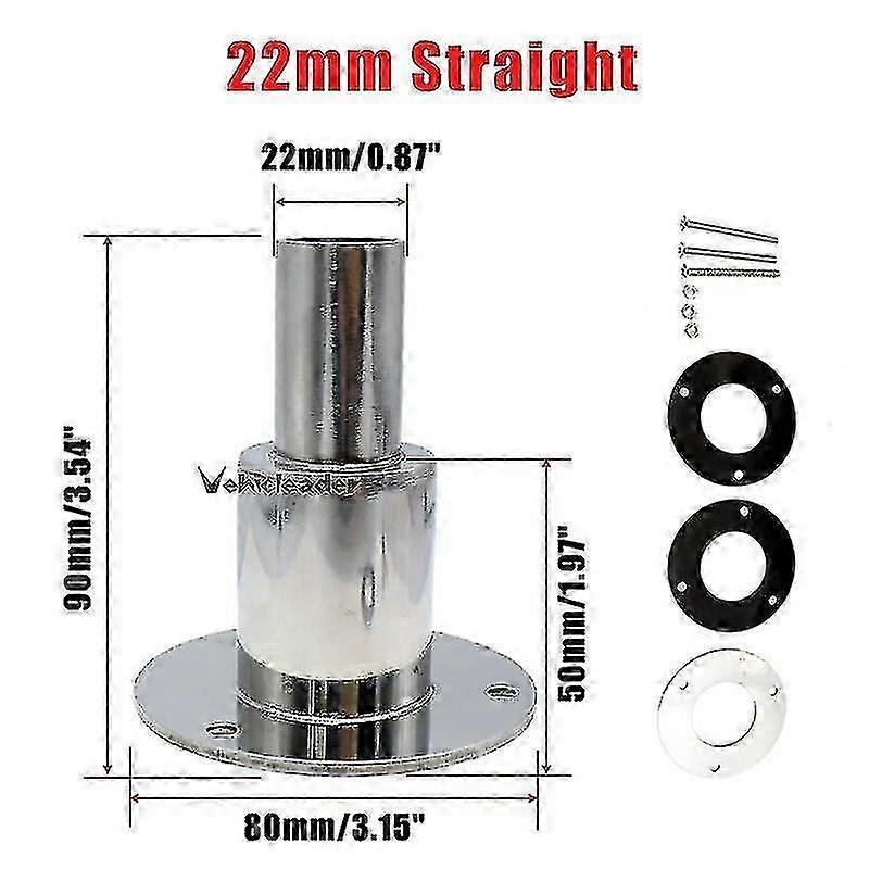 22/24mm μέσω της υποδοχής σωλήνων σωλήνων τοποθέτησης δερμάτων εξάτμισης κύτους για το θαλάσσιο μέρος υλικού ανοξείδωτου θερμαντήρων diesel αέρα φορτηγών βαρκών