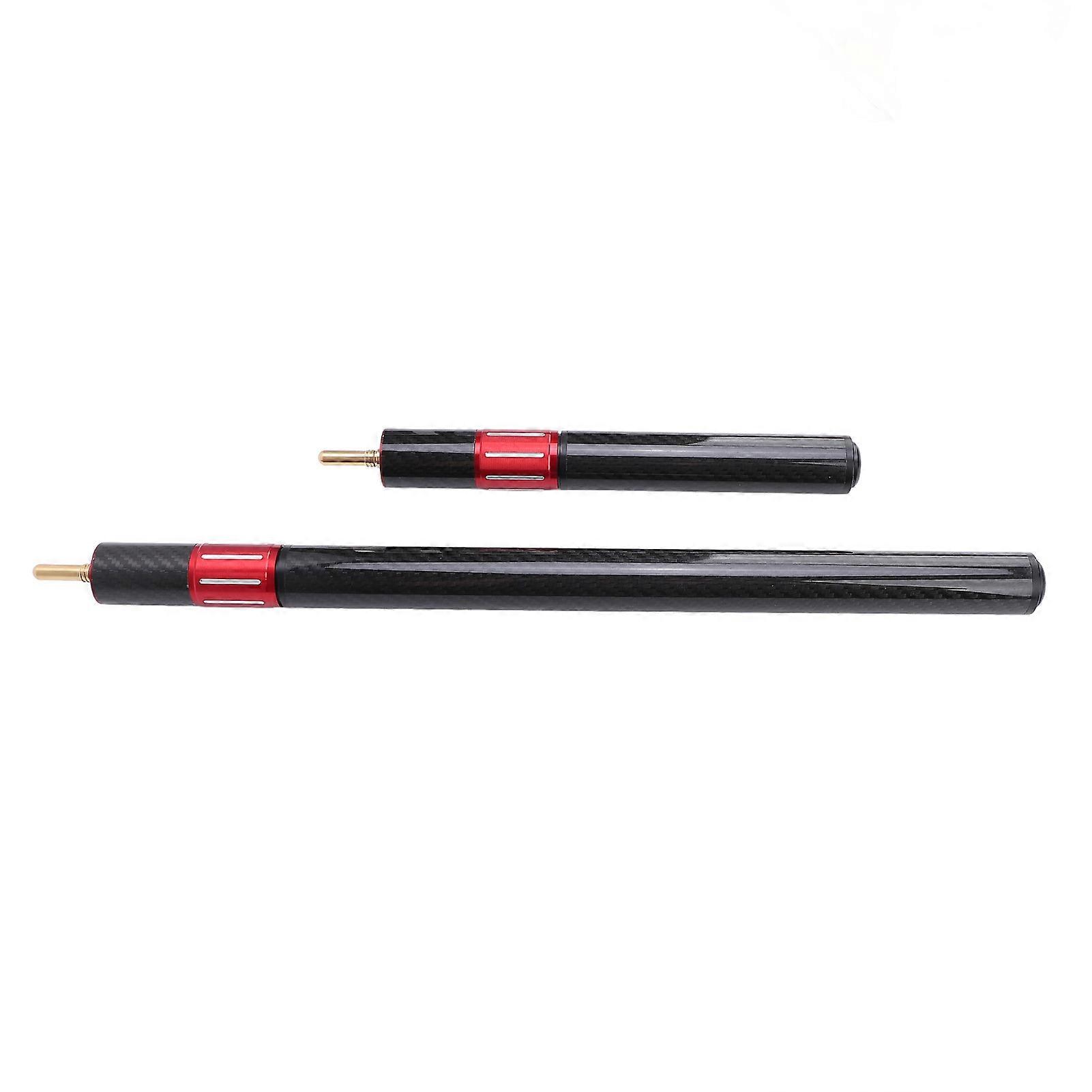2PCS Billiard Pool Cue Extender 17 Inch 9 Inch Carbon Fiber Telescopic Pool Cue Extension Stick for JP Cue Snooker Accessories
