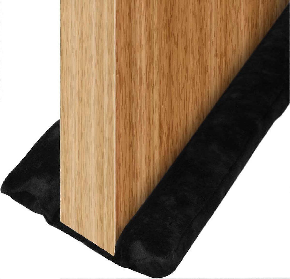 2025 dernier modèle Twin Door Draft Stopper, Double Si Unr Door Bottom Seal Strip Noise Blockper, 42