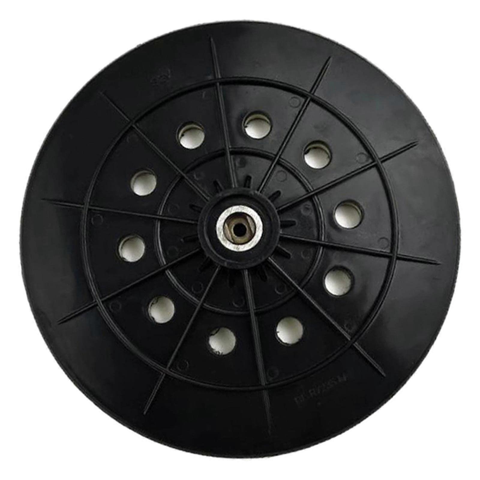 Sturdy Plastic Materials 9 Inch Sander Backing Pad Portable Accessories for Cable Sander Daily Use Hook and Loop