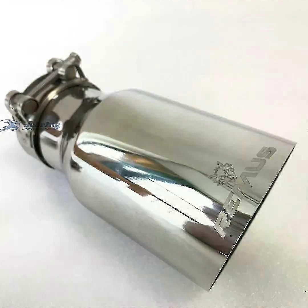 Slant Edge Stainless Steel Universal Automobile Exhaust Pipe Muffler Car Accessorie Modification Tip
