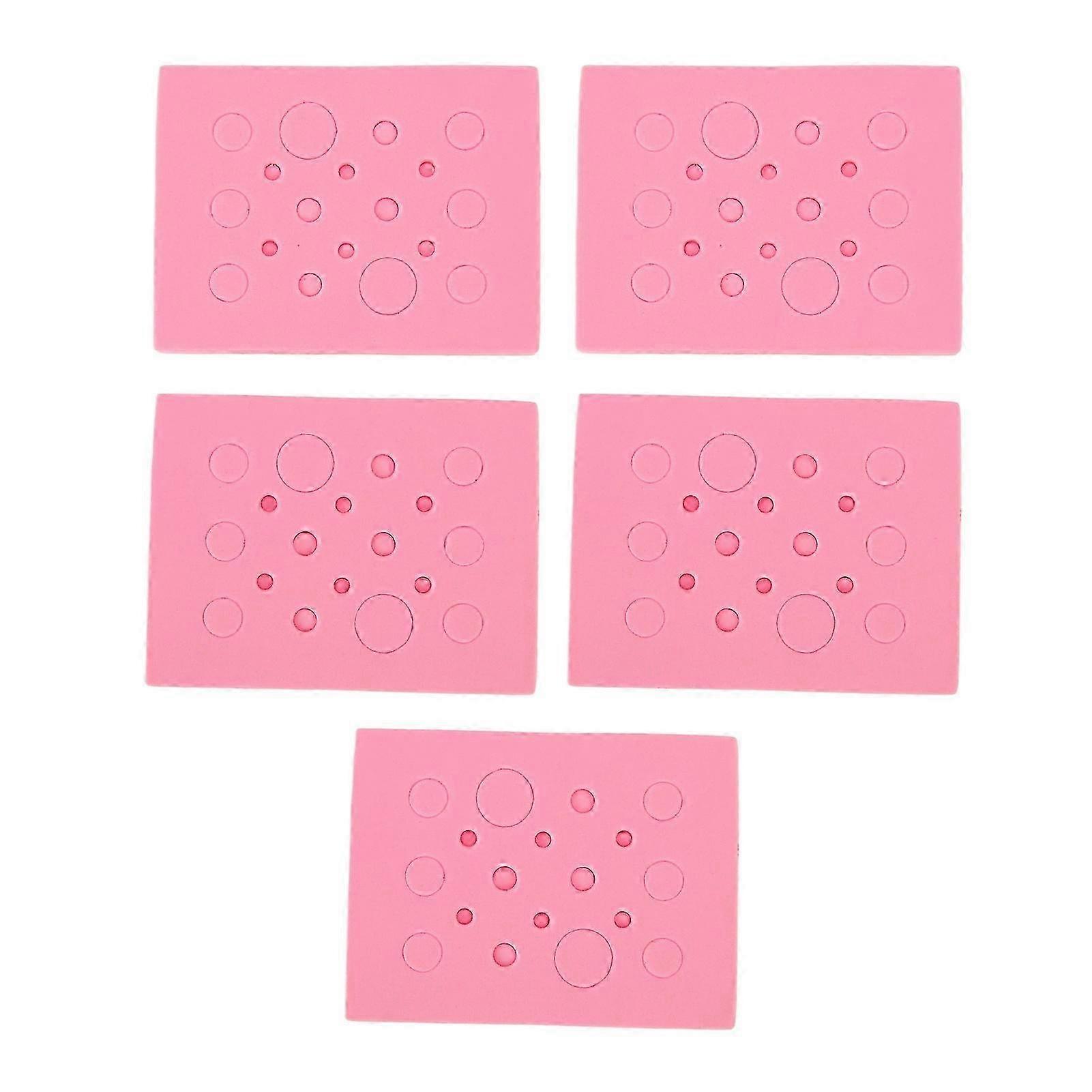 5pcs Reusable Floating Foam Tube Rack for 0.2-2ml Test Tubes, 18 Holes