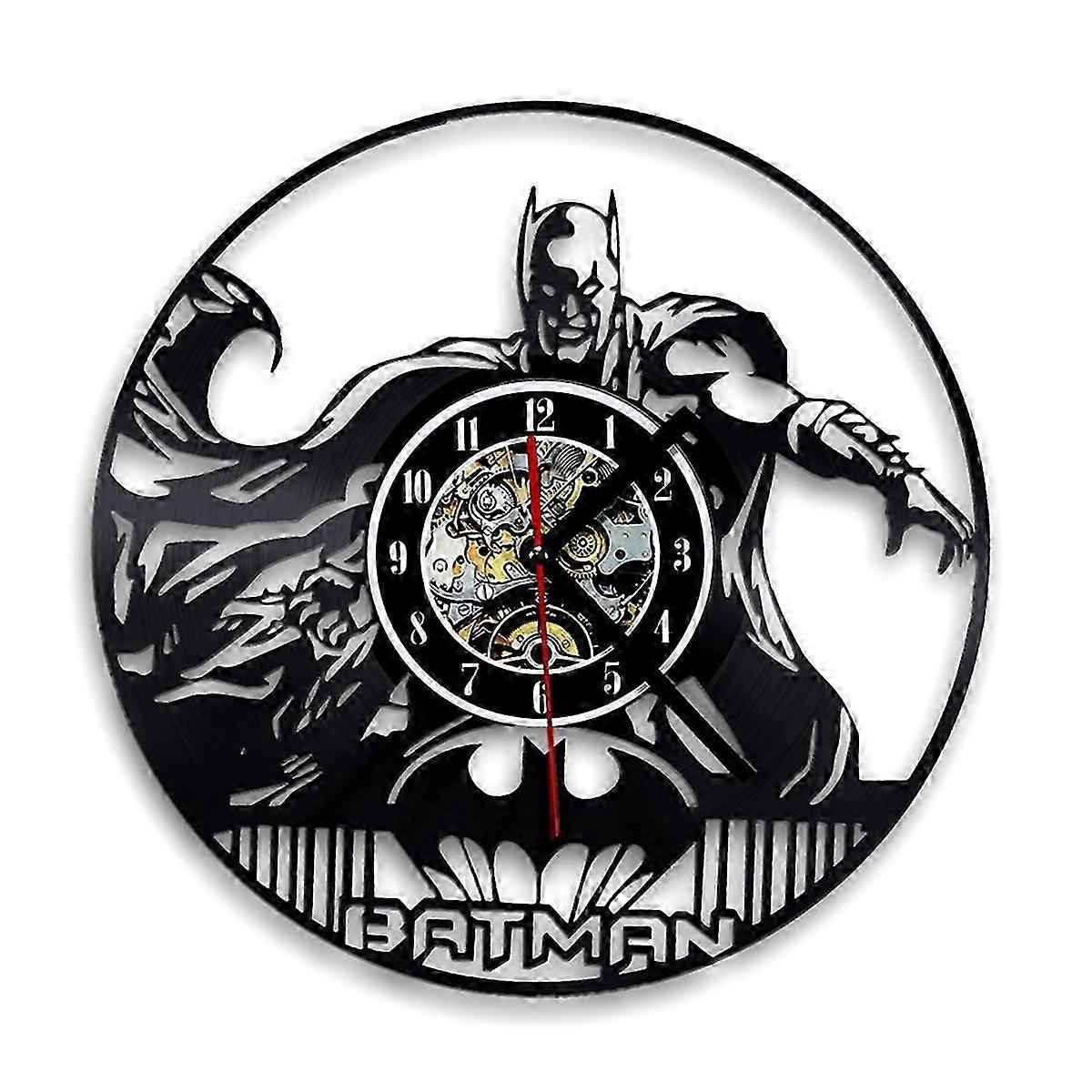 Wall Clock Bat Bedroom Wall Decor Gift Record Wall Clock