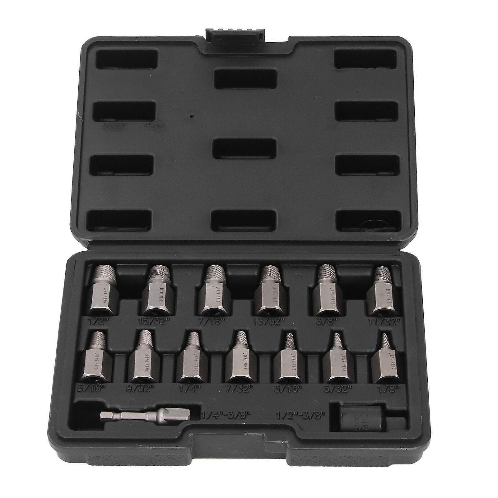 High quality  15-piece setBolt extractor kit 3/8-inch drive hex head