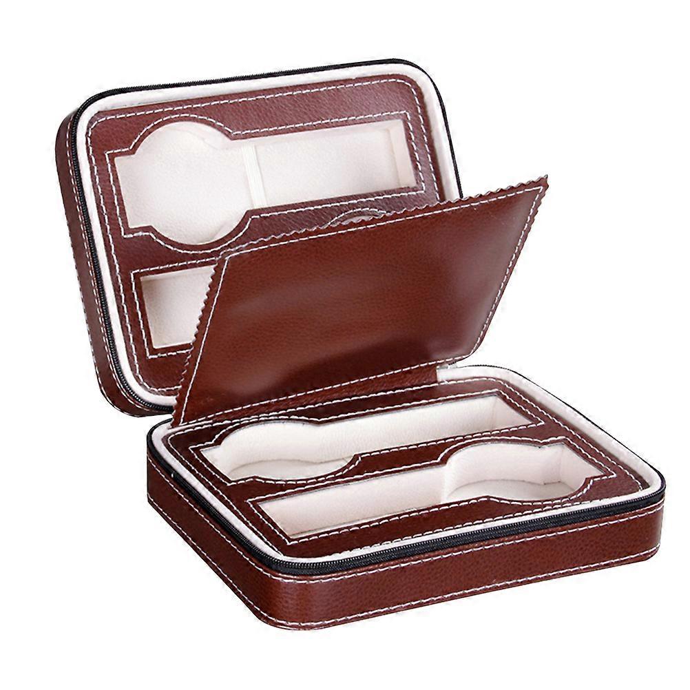Watch Case, Mens Leather Box for Organized and Safe Keeping