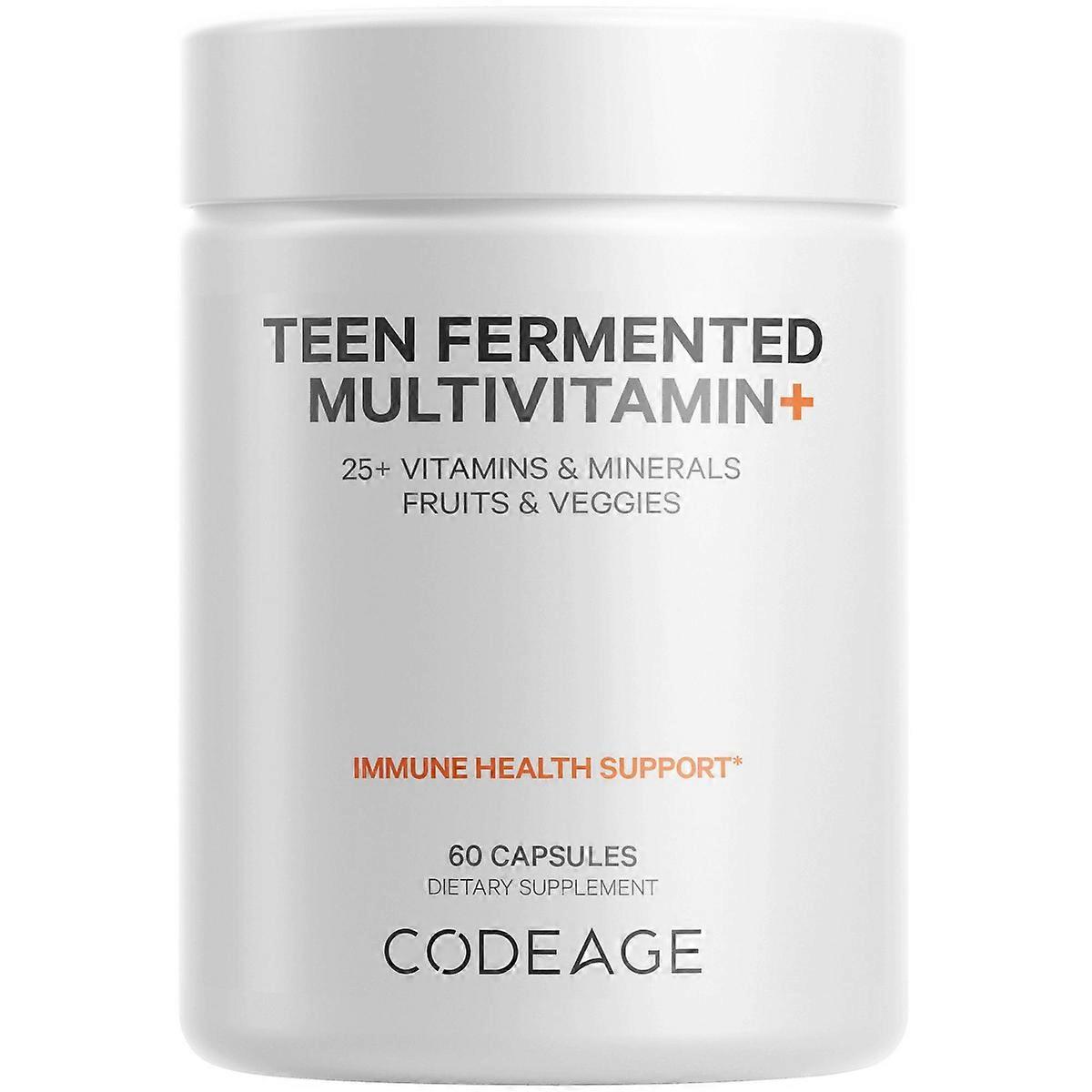 Codeage Teen Fermente Multivitamin Vegan Kapsül - 60ct