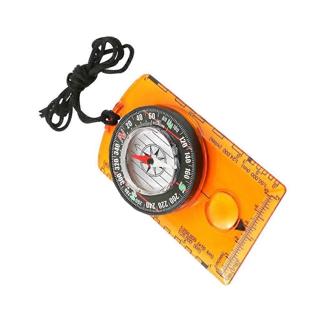 Survival Navigation Baseplate Map Compasses with Scale Orienteering Base Plate