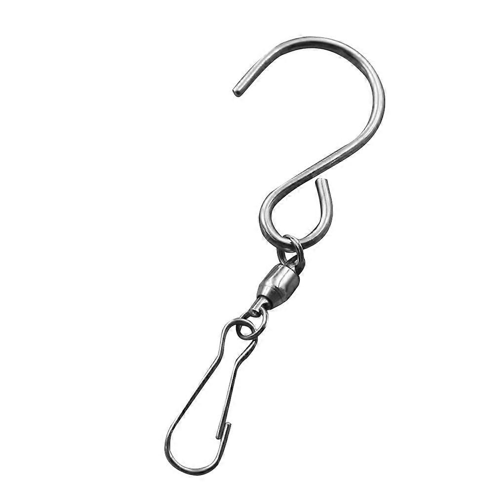 Ornament Hooks for Chimes, Robust Construction with Unrestricted Swivel Capability