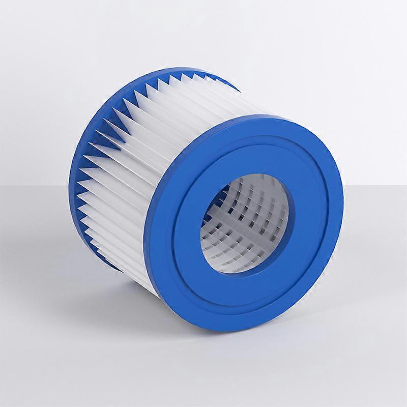 4pcs Swimming Pool Filter Cartridges,white+blue10.7*8cm
