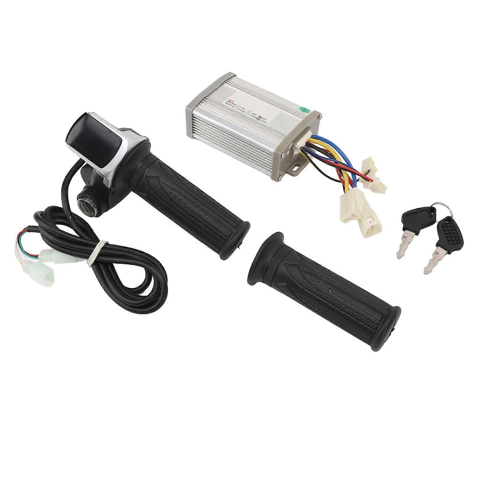 48V 800W Motor Speed Controller with Screen Display Throttle Grip