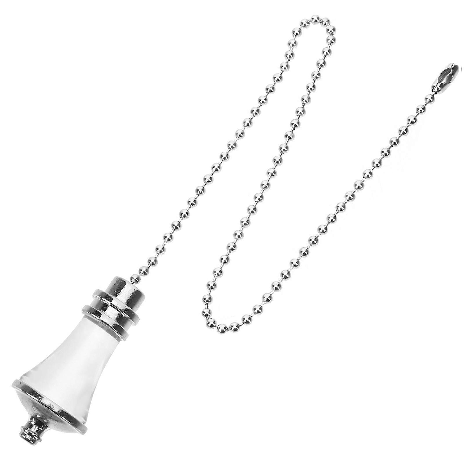 Chic Glass Ceiling Fan Pull Chain Extender – Decorative Light Chain for Easy Access, Stylish Vintage Design Replacement for Ceiling Lights