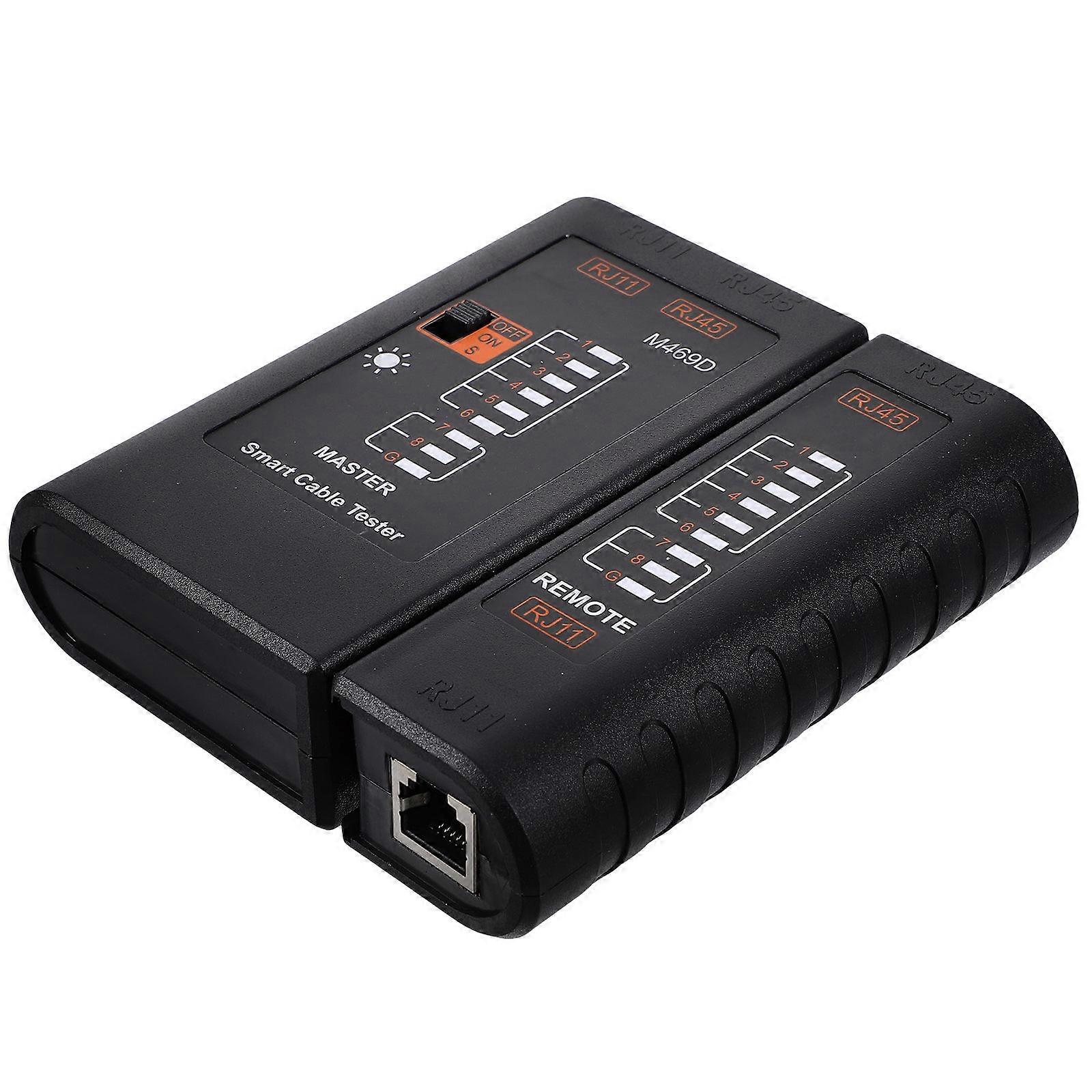 Cable Diagnostic Tool, LAN Tester for Professional Use, Lightweight and Practical Design