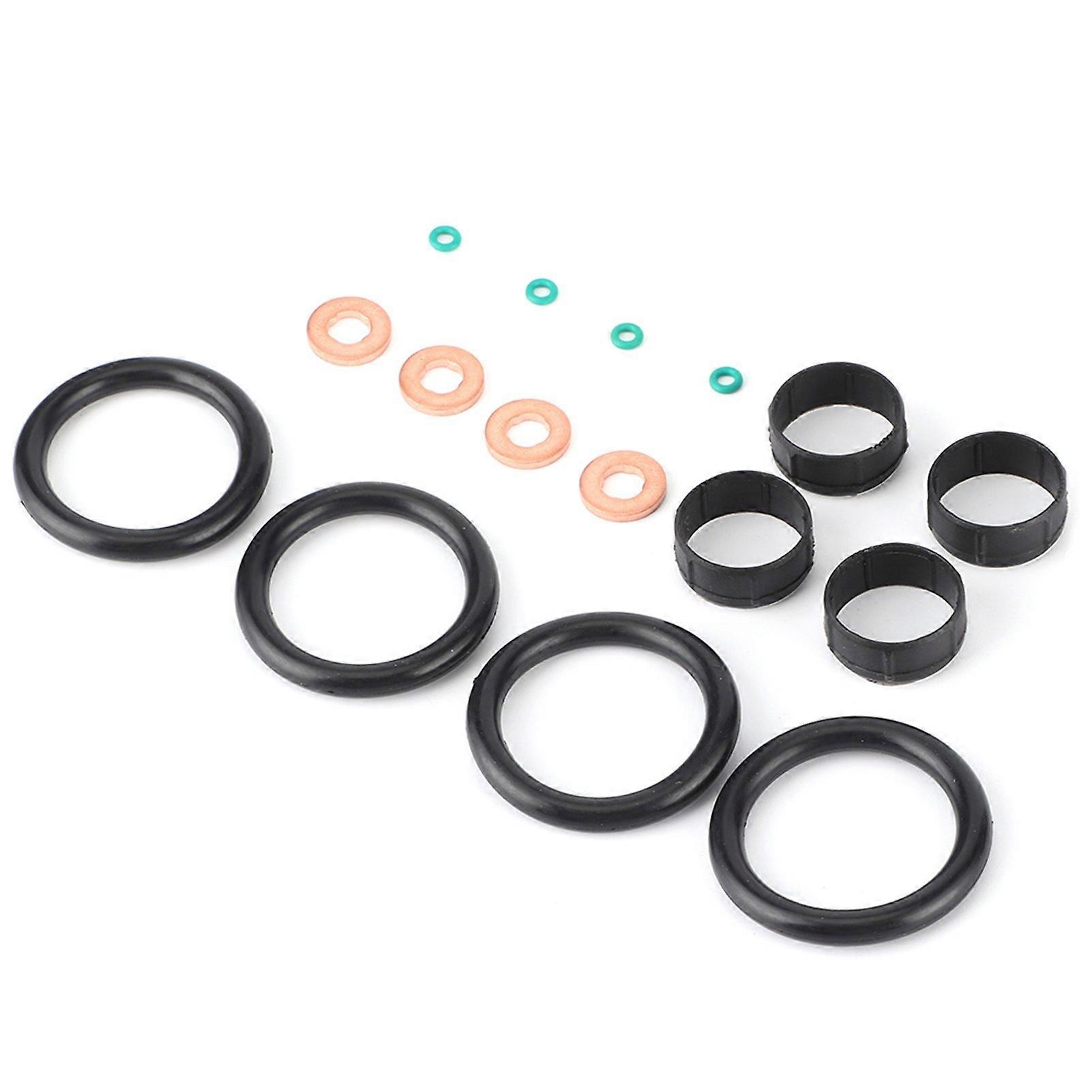 Fuel Injector Seal Set Washer ORing Replacement 198196 Fit for Citroen Nemo Xsara C1 C2 C3