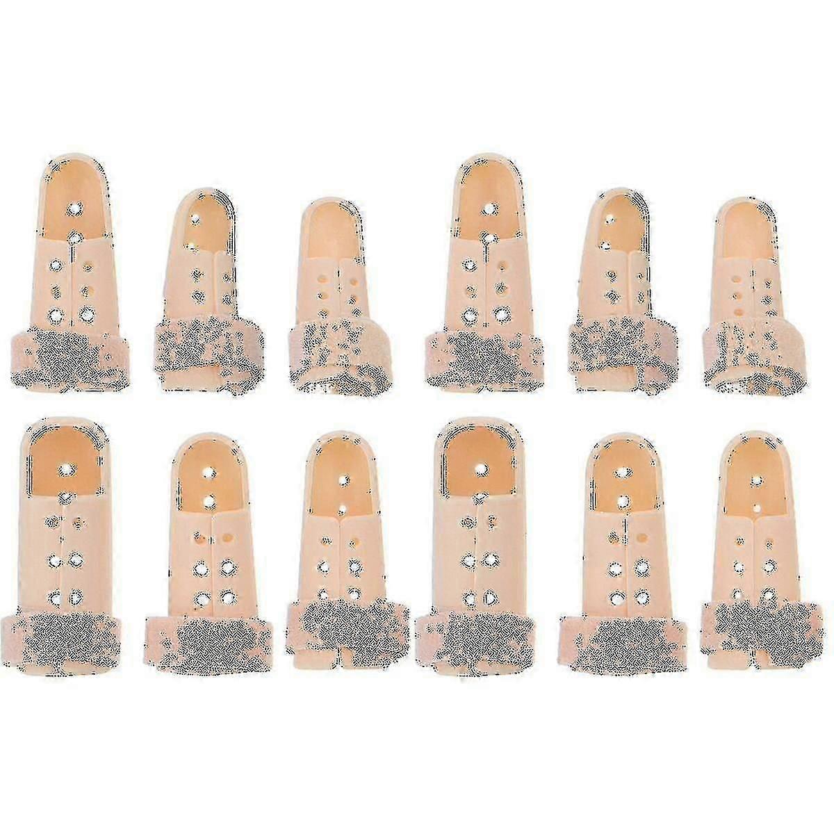 Dynamic Finger Corrector: 6 Pcs Plastic Wrist & Finger Splint