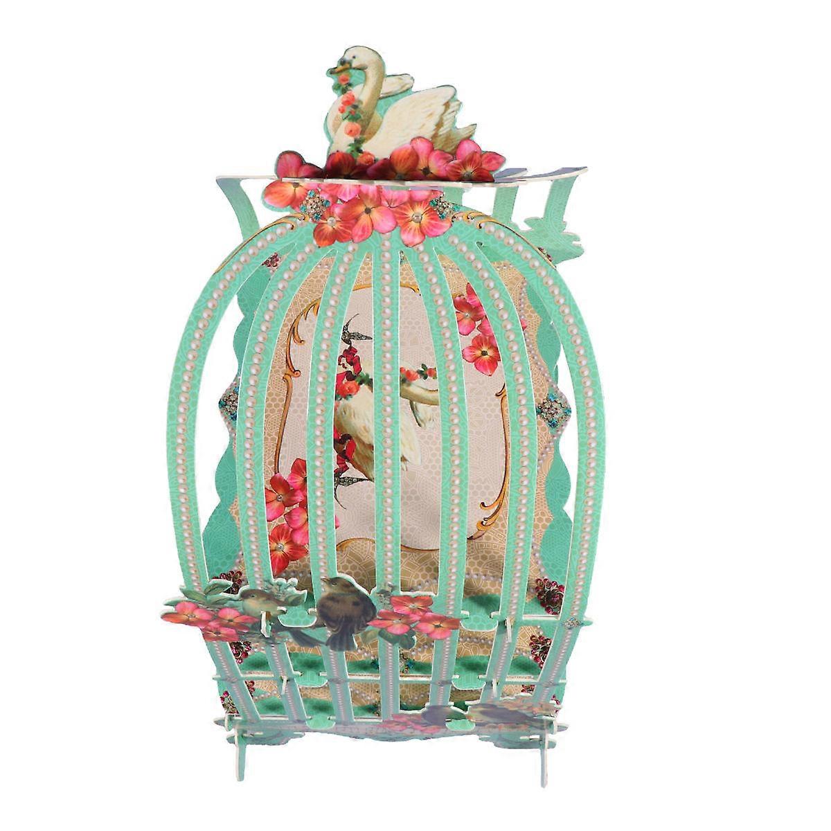 Sweet Display Stand for Tea Party Disposable Three-Tiers Light Cake Rack 1Pack