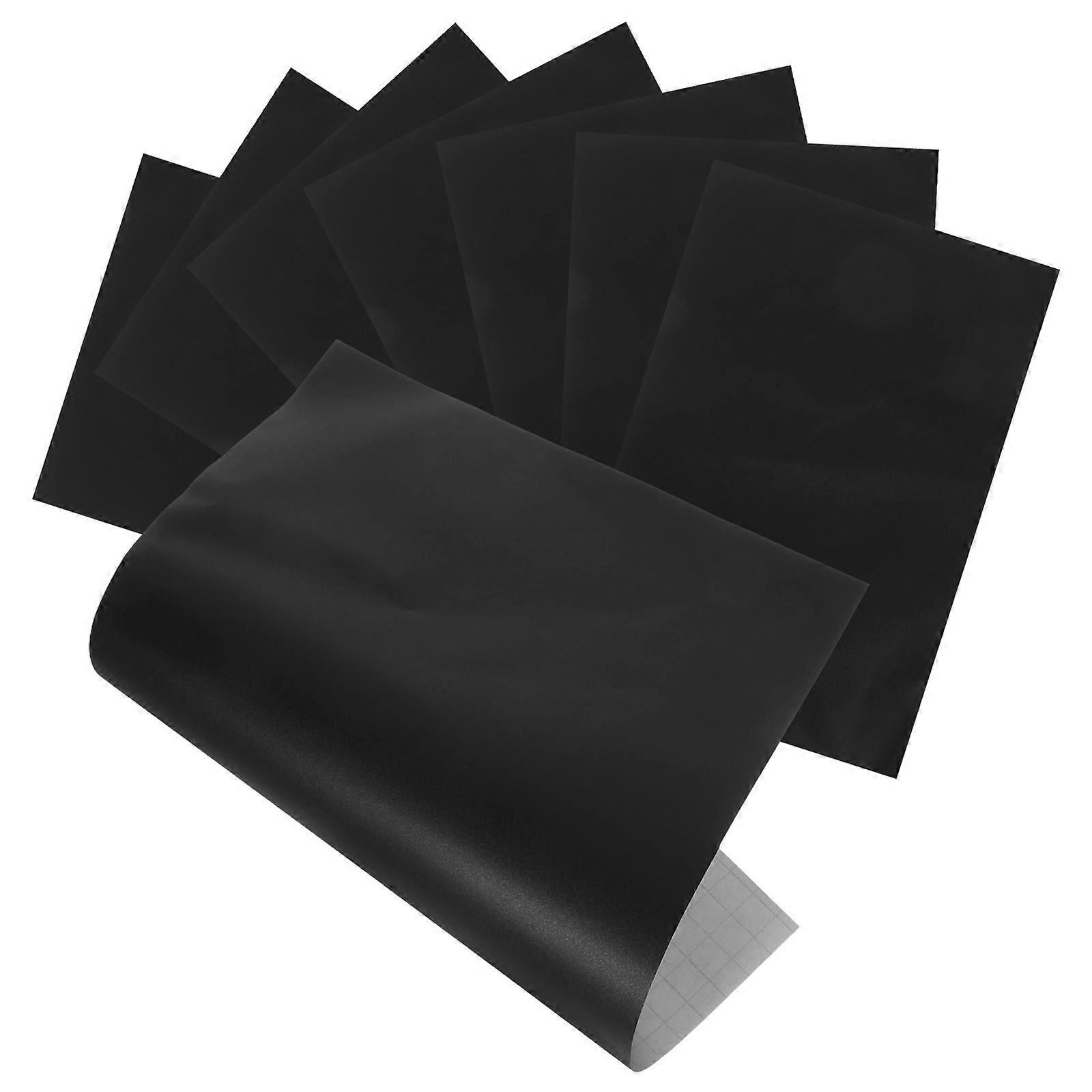 Chalkboard Label Sheets Jar Label Canister Label Chalk Writing Polymeric PVC 8Pcs