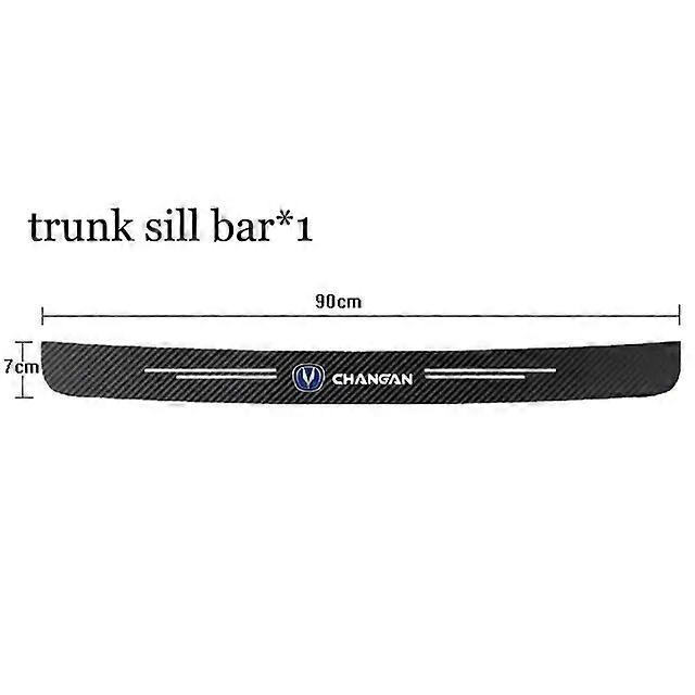 Car Door Threshold Scuff Plate Suitable for  Changan CS75 PLUS CS95 CS35 alsvin CS15 55 Carbon Fiber Trunk Rear Bumper Sticker Accessories